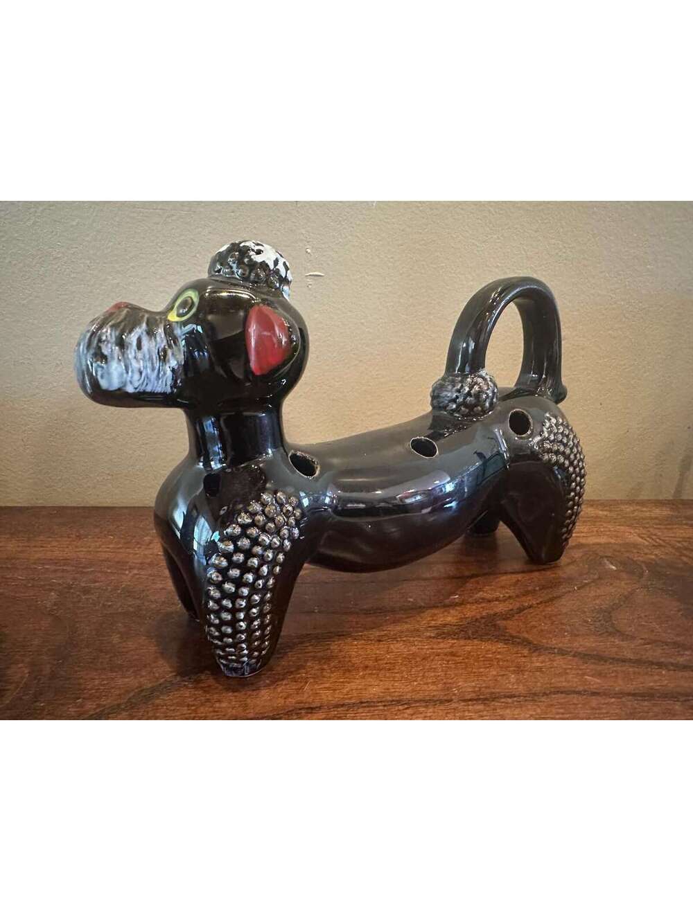 Vintage Atlas Japan 1950’s Oodles of Poodles Spice Rack Black Poodle